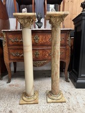 Pair onyx plinths for sale  HARTFIELD