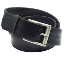 Ledergürtel breit schwarz gebraucht kaufen  Brüggen