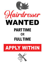 Laminated poster hairdresser for sale  COLCHESTER