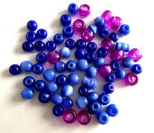 Lot perles bleu d'occasion  Paris XV