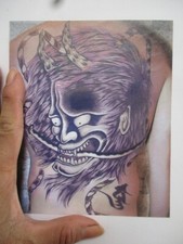 Oni demon tattoo d'occasion  Expédié en Belgium