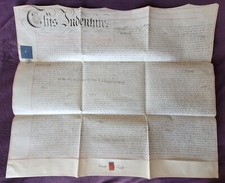 1850 vellum indenture for sale  HASTINGS