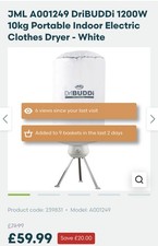 Jml dribuddy portable for sale  STIRLING