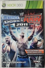 WWE Smackdown Vs Raw 2011 Microsoft Xbox 360 PAL Manual ●Apenas● Grátis Fast Post Au, usado comprar usado  Enviando para Brazil