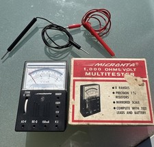 Vintage micronta multitester for sale  CLITHEROE