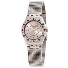 Relógio feminino Swatch Meche quartzo rosa cristal mostrador prata YSS319M, usado comprar usado  Enviando para Brazil