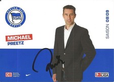 Michael preetz autogrammkarte gebraucht kaufen  Deutschland