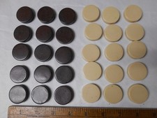 Backgammon pieces brown for sale  Winfield