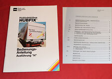 Mbb hubfix ladebordwand gebraucht kaufen  Estorf