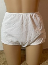 CALCINHA VINTAGE FORRADA KEDDIE KREATIONS COM BOLSO DE TÊNIS/BOLA 6/M náilon branco comprar usado  Enviando para Brazil