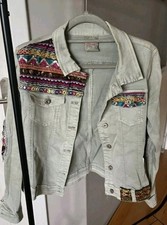 Jeansjacke hellgrün mint gebraucht kaufen  Uffing