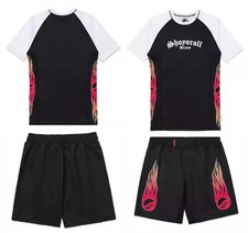 Venda quente Shoyoroll Rashguard com chamas curtas modelo Bjj quimono brasileiro comprar usado  Enviando para Brazil