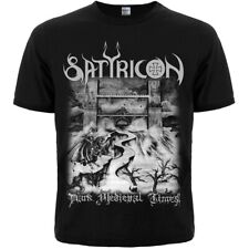 Camiseta preta Satyricon "Dark Medieval Times" caos trono escuro comprar usado  Enviando para Brazil