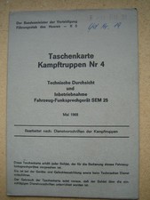 Taschenkarte kampftruppe 1968 gebraucht kaufen  Sinsheim