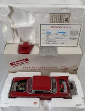 Danbury Mint 1958 Plymouth Fury Hardtop Pro Street Vermelho 1:24 Leia! comprar usado Danbury Mint 1958 Plymouth Fury Hardtop Pro Street Vermelho 1:24 Leia! comprar usado  Enviando para Brazil