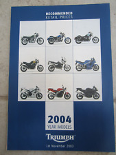 2004 triumph year for sale  CHICHESTER