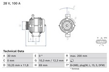 Bosch lichtmaschine generator gebraucht kaufen  Oberlungwitz
