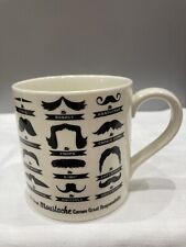 Magnificent moustache mug for sale  DURHAM