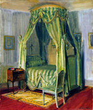 Pintura a óleo quarto paisagem cortina quarto-interior-Walter-Gay arte feita à mão, usado comprar usado  Enviando para Brazil