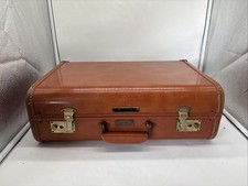 Usado, Bagagem de mão vintage J.C. Penney Towncraft marrom capa dura década de 1950 18x12,5x6” comprar usado  Enviando para Brazil