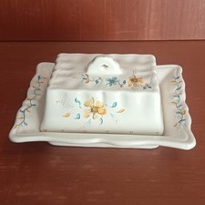 Beurrier céramique peint d'occasion  Aubin