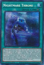 Usado, Nightmare Throne - MP25-EN072 - Secreto Raro 1ª Edição comprar usado  Enviando para Brazil