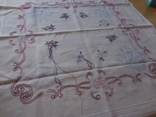 Mitteldecke blumenmuster angef gebraucht kaufen  Straelen