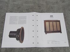 Sammelblatt aeg lautsprecher gebraucht kaufen  Hörstel