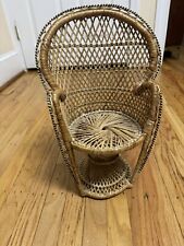 Vtg wicker peacock for sale  Philadelphia