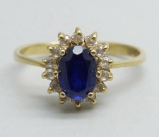 18ct gold sapphire for sale  WREXHAM
