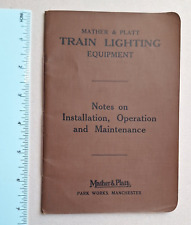 Train lighting equipment for sale  UK