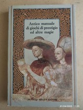 Antico manuale giochi usato  Quartu Sant Elena