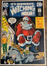 WITCHING HOUR #28 FN+ DC 1973 CARDY Capa Never Kill Santa Horror Clássica comprar usado  Enviando para Brazil