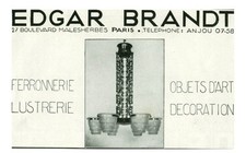 Publicité ancienne edgar d'occasion  France