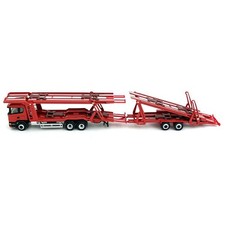 Transportador de reboque SCANIA vermelho em escala 1/64 USADO, usado comprar usado  Enviando para Brazil