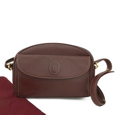 Bolsa de ombro de couro Must de Cartier Bordeaux/2BG0860, usado comprar usado  Enviando para Brazil