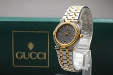 [Perto de Estado Perfeito/Caixa] Vintage Gucci 9000L Relógio de Quartzo Feminino Mostrador Preto do Japão comprar usado  Enviando para Brazil