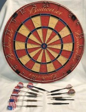 Budweiser dartboard metal for sale  Whitman