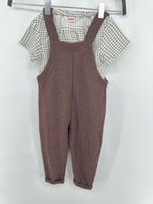 Macacão ZARA BABY BROWN Conjunto de 2 Peças #L TAMANHO 2-3 ANOS comprar usado  Enviando para Brazil