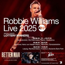 Robbie williams 2025 gebraucht kaufen  Tauberbischofsheim