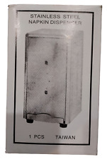 Usado, Porta-guardanapo dispensador restaurante tampo de mesa com mola aço inoxidável ND-1 comprar usado  Enviando para Brazil