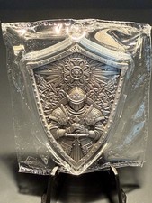 2024 South Korea Crusader’s Crusaders Shield 2 oz empilhador prata envelhecido, usado comprar usado  Enviando para Brazil