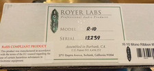 Royer r10 ribbon for sale  Huntington