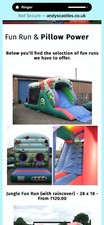 Inflatable fun run for sale  GUILDFORD