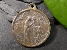 Goldfarbene medaille anhänger gebraucht kaufen  Nürnberg