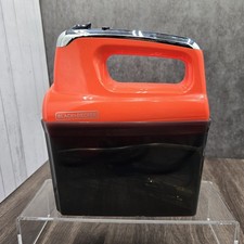 Mixer manual Black+Decker laranja com acessórios e base de armazenamento turbo 5 velocidades, usado comprar usado  Enviando para Brazil