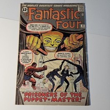 Fantastic Four #8, Muito Bom 1º Mestre de Marionetes, Alicia Masters, Marvel Comics, 1962 comprar usado  Enviando para Brazil