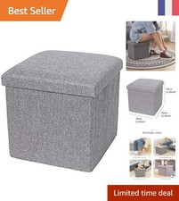 Tabouret carré lin d'occasion  Matha