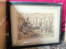 Ww1 services rendered for sale  BRIGHTON