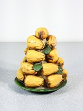 ⚜️ SCULTURA DITA BUDDHA CEDRO FOSHOU CINA PORCELLANA DIPINTA CERAMICA ALTARE comprar usado  Enviando para Brazil